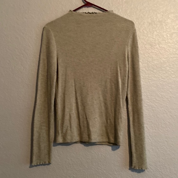 Topshop Tops - Top shop lettuce edge long sleeve